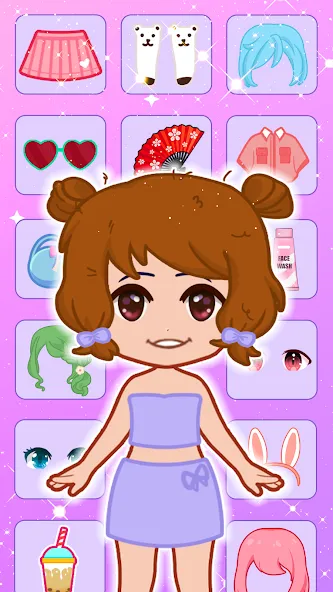 Doll Dress Up: Makeup Games (Долл Дресс Ап) [MOD: Premium/Unlocked] - Скриншот 2