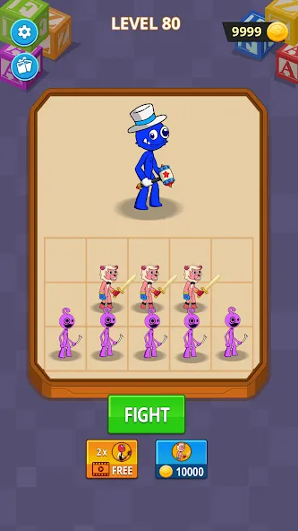 Merge Monster Friends (Мердж Рейнбоу Френд) [MOD: Разблокировано] - Скриншот 1