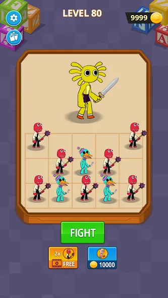 Merge Monster Friends (Мердж Рейнбоу Френд) [MOD: Разблокировано] - Скриншот 5