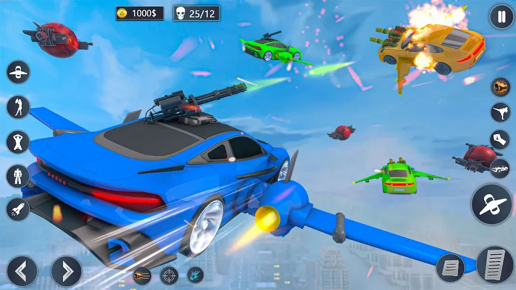 Flying Car Robot Game Car Game [MOD: Premium/Unlocked] - Скриншот 5