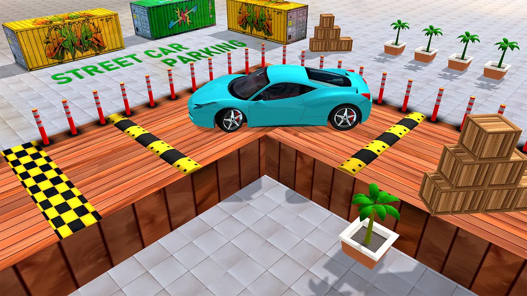 Street Car Parking: Car Games [MOD: Mega Mod/Меню] - Скриншот 4
