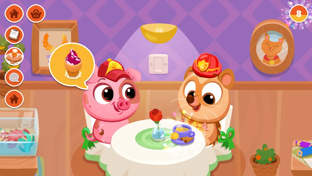 Bubbu Restaurant — My Cat Game (Буббу Ресторан) [MOD: Меню/Много денег] - Скриншот 4