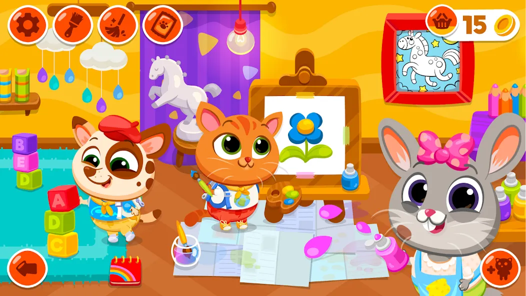 Bubbu School — My Virtual Pets (Буббу Скул) [MOD: Бесконечные деньги] - Скриншот 4