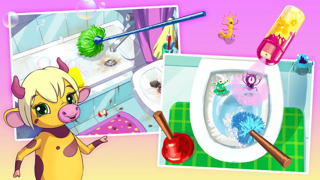 Clean Up Kids [MOD: Все разблокировано] - Скриншот 1