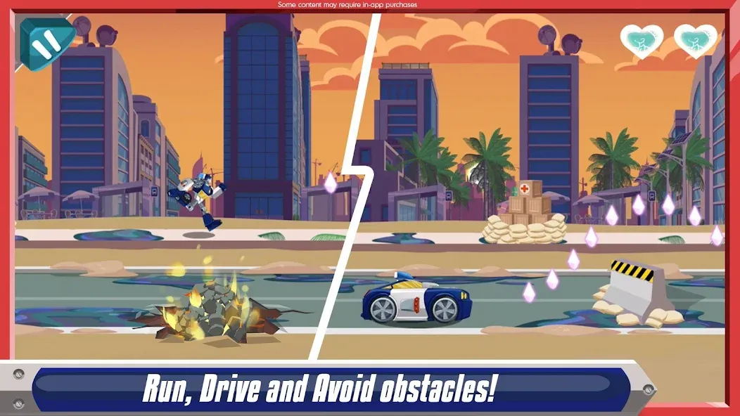 Transformers Rescue Bots: Dash (Трансформеры Боты спасатели) [MOD: Все открыто] - Скриншот 2