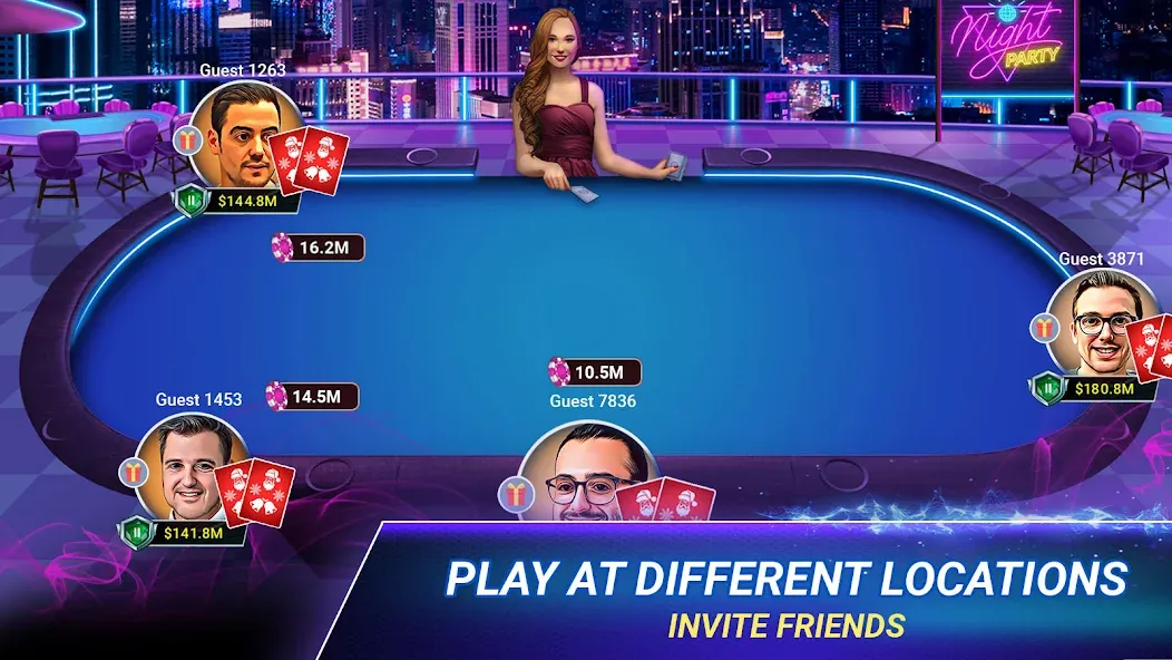 Poker Zmist — Offline & Online (Покер Змст) [MOD: Много монет/Энергии] - Скриншот 1