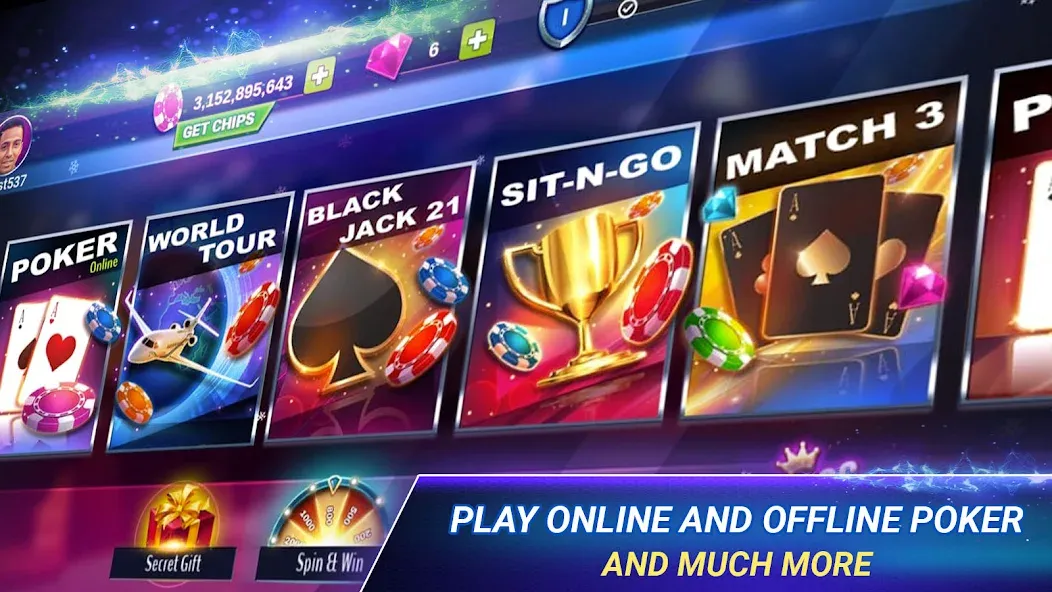 Poker Zmist — Offline & Online (Покер Змст) [MOD: Много монет/Энергии] - Скриншот 2