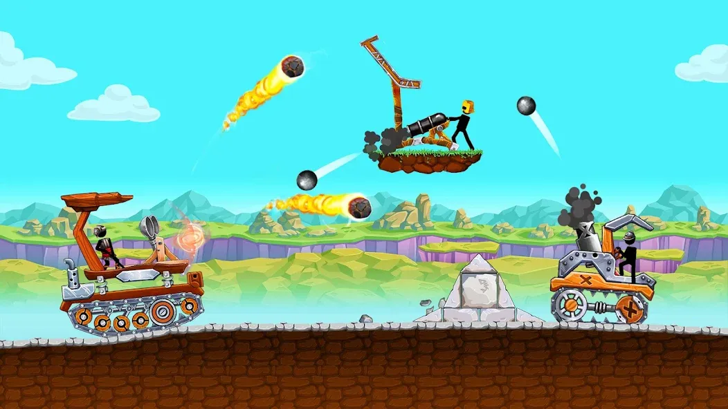 The Tank: Stick pocket hill (Зе Тенк) [MOD: Мод Меню/Взлом] - Скриншот 3