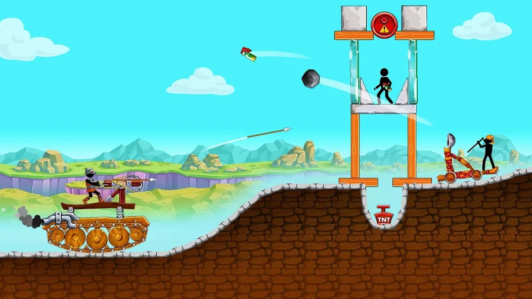 The Tank: Stick pocket hill (Зе Тенк) [MOD: Мод Меню/Взлом] - Скриншот 5