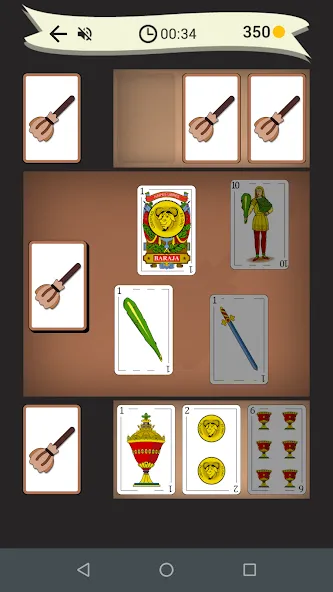 Broom: card game (Эскоба дель 15) [MOD: Все открыто] - Скриншот 3