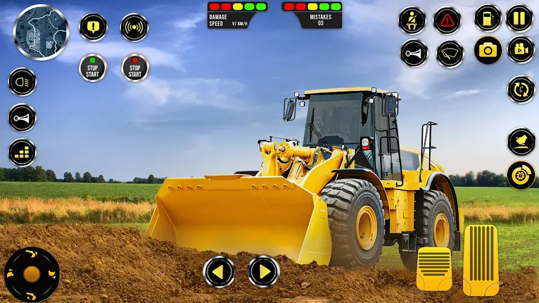 Construction Machine Real JCB [MOD: Бесконечные деньги] - Скриншот 2
