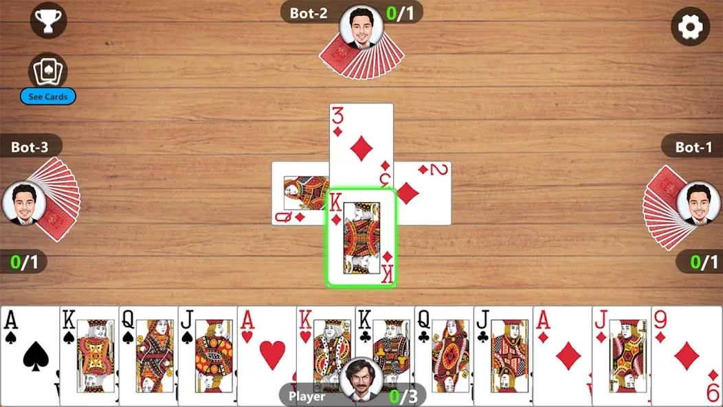 Callbreak Master 3 — Card Game [MOD: Мод Меню/Взлом] - Скриншот 2