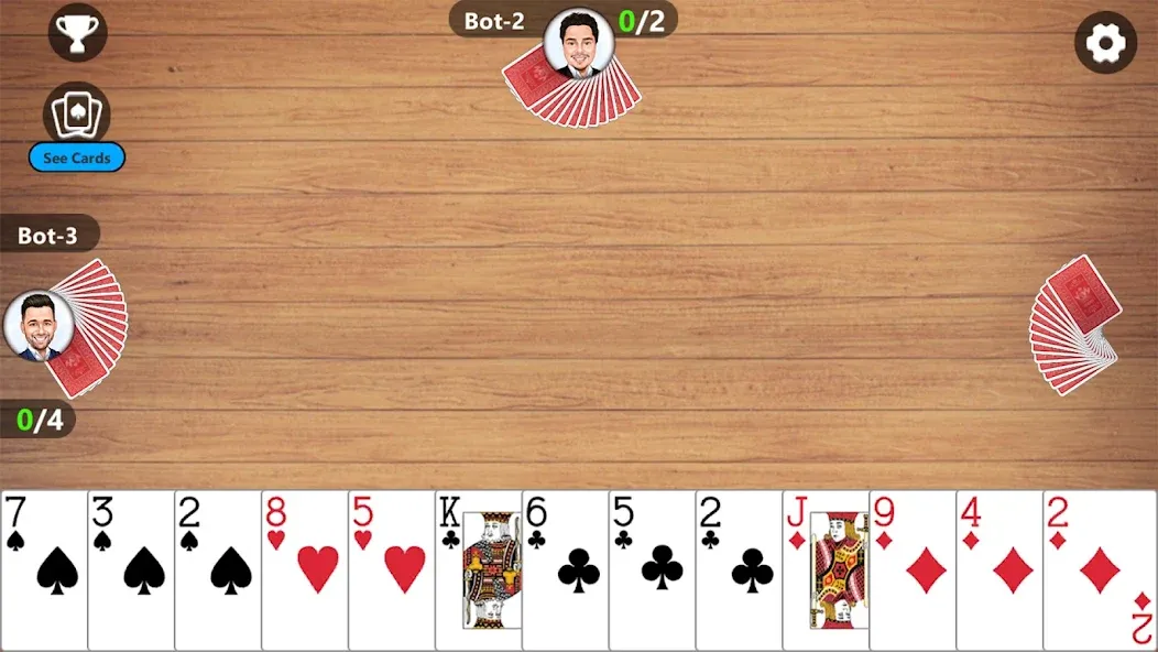 Callbreak Master 3 — Card Game [MOD: Мод Меню/Взлом] - Скриншот 4