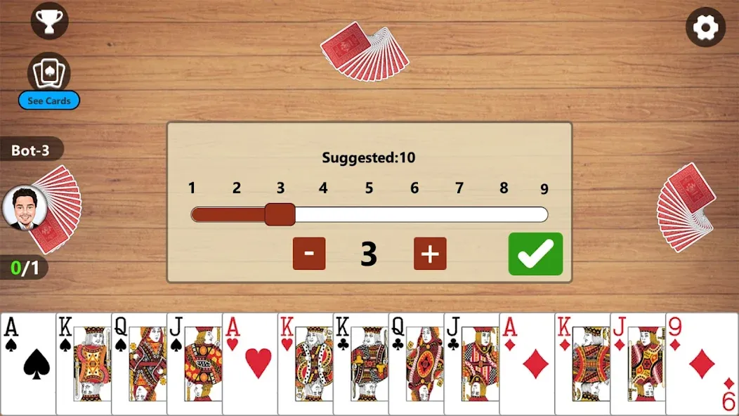 Callbreak Master 3 — Card Game [MOD: Мод Меню/Взлом] - Скриншот 5