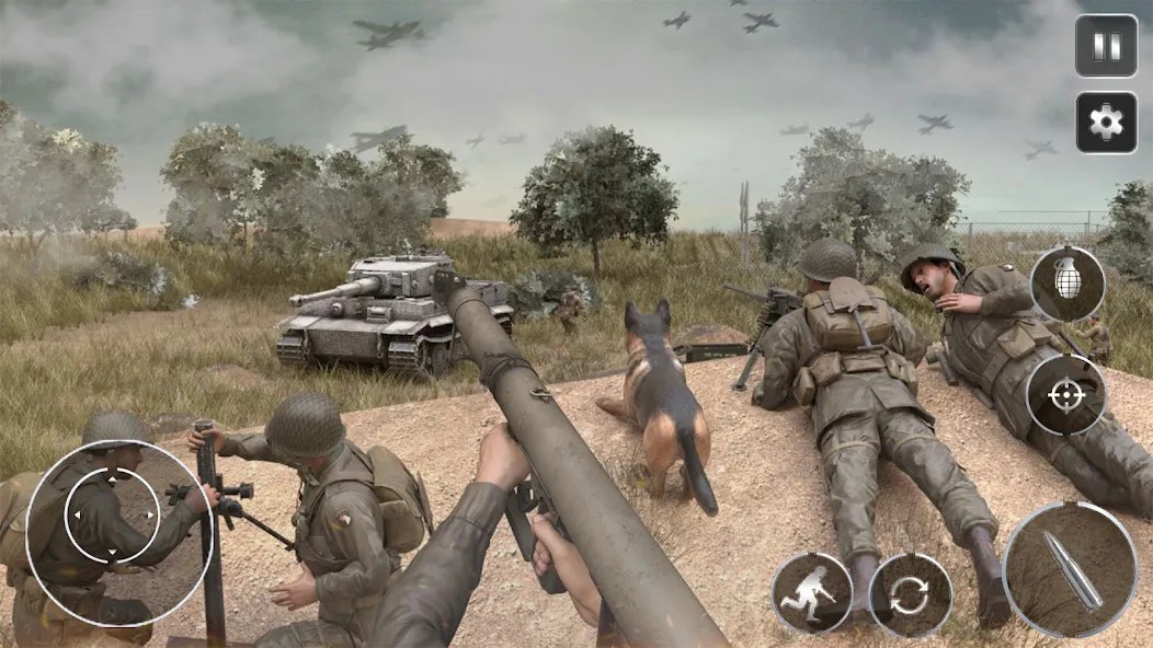 Call Of Courage : WW2 Shooting [MOD: Все разблокировано] - Скриншот 3