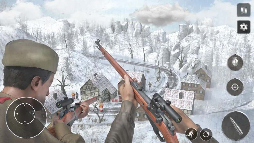 Call Of Courage : WW2 Shooting [MOD: Все разблокировано] - Скриншот 4