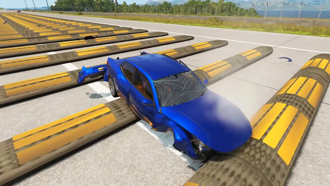 Beam Drive Road Crash 3D Games (Бим Драйв Роад Краш 3Д Геймс) [MOD: Mega Mod/Меню] - Скриншот 5