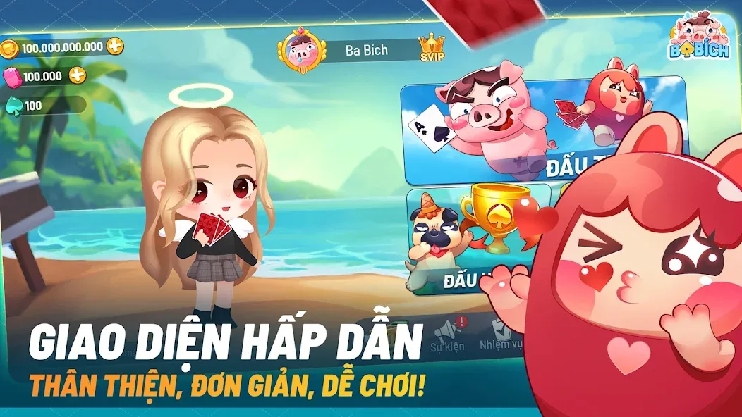 Ba Bich — Tien Len Mien Nam [MOD: Premium/Unlocked] - Скриншот 1