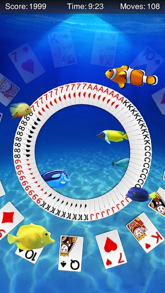 Spider Solitaire [MOD: Все разблокировано] - Скриншот 3