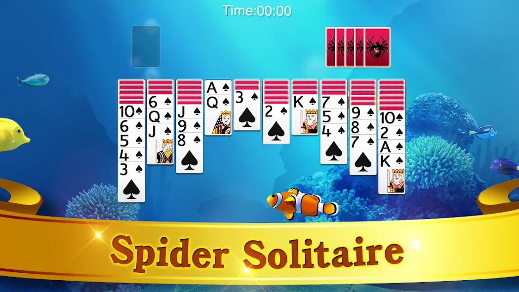 Spider Solitaire [MOD: Все разблокировано] - Скриншот 5