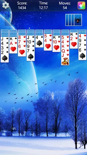 Spider Solitaire Fun (Спайдер Солитер Фан) [MOD: Все разблокировано] - Скриншот 5