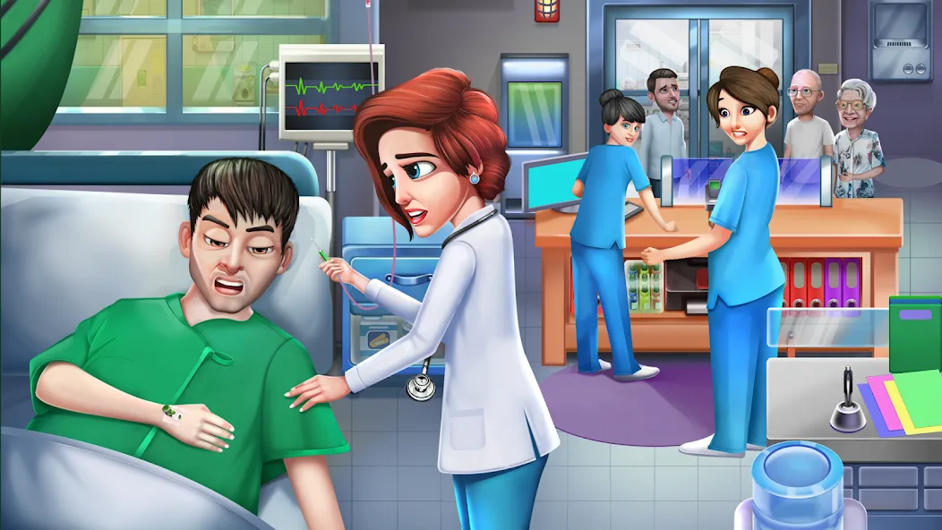 Doctor Hospital Games Offline [MOD: Много монет/Энергии] - Скриншот 1