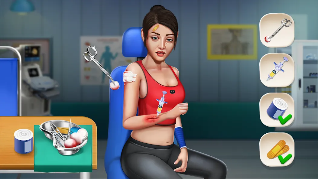 Doctor Hospital Games Offline [MOD: Много монет/Энергии] - Скриншот 3