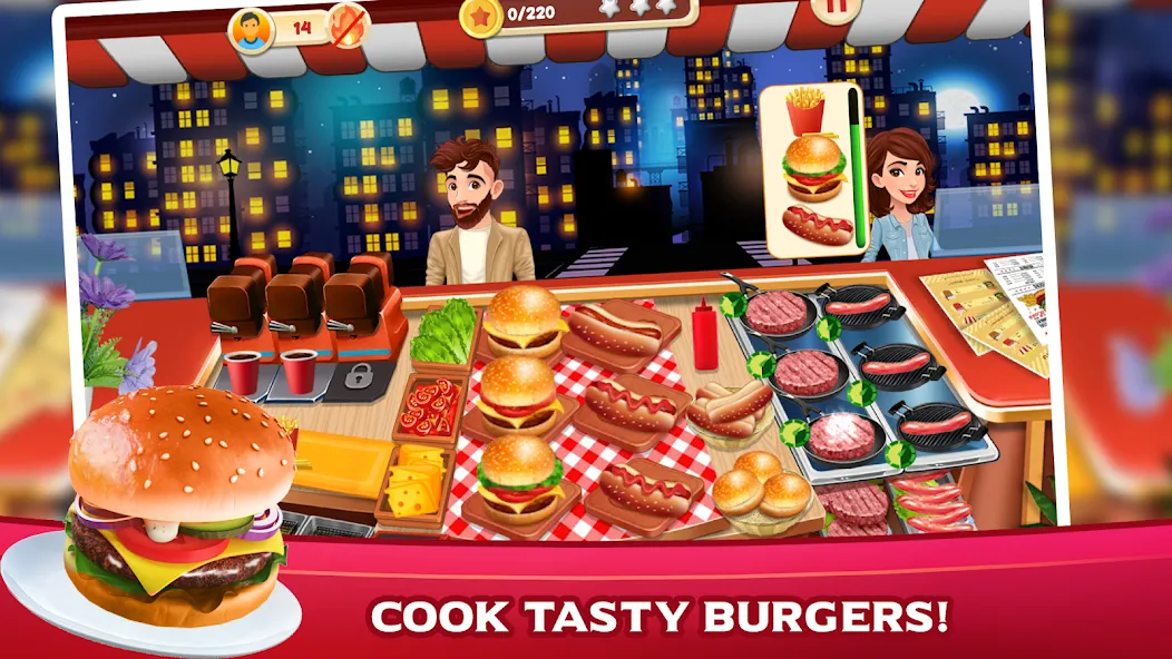 Cooking Mastery: Kitchen games [MOD: Mega Mod/Меню] - Скриншот 1