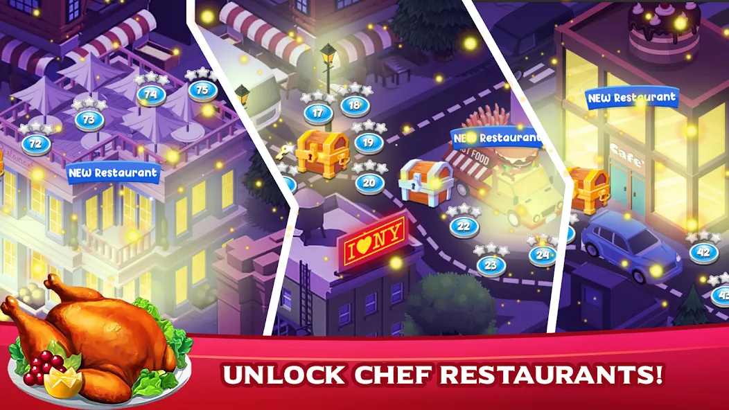 Cooking Mastery: Kitchen games [MOD: Mega Mod/Меню] - Скриншот 2