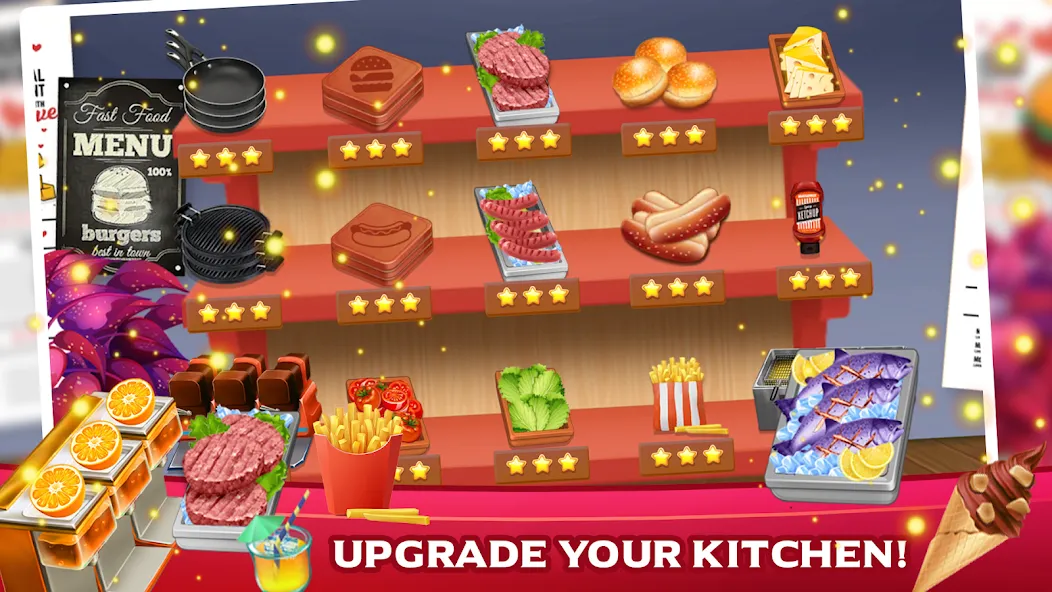 Cooking Mastery: Kitchen games [MOD: Mega Mod/Меню] - Скриншот 4