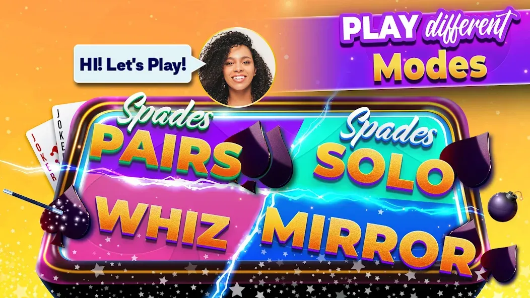VIP Spades — Online Card Game (ВИП Спейдс) [MOD: Меню/Много денег] - Скриншот 1