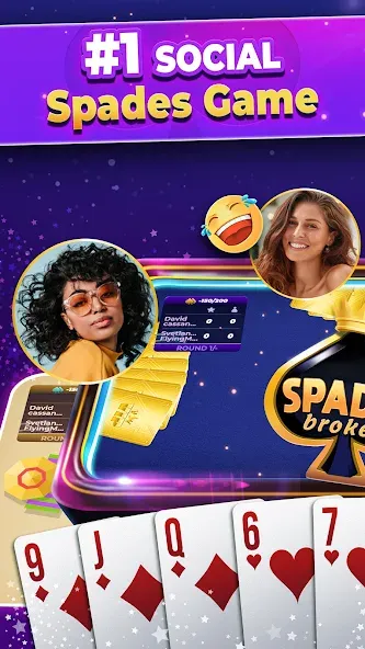 VIP Spades — Online Card Game (ВИП Спейдс) [MOD: Меню/Много денег] - Скриншот 2