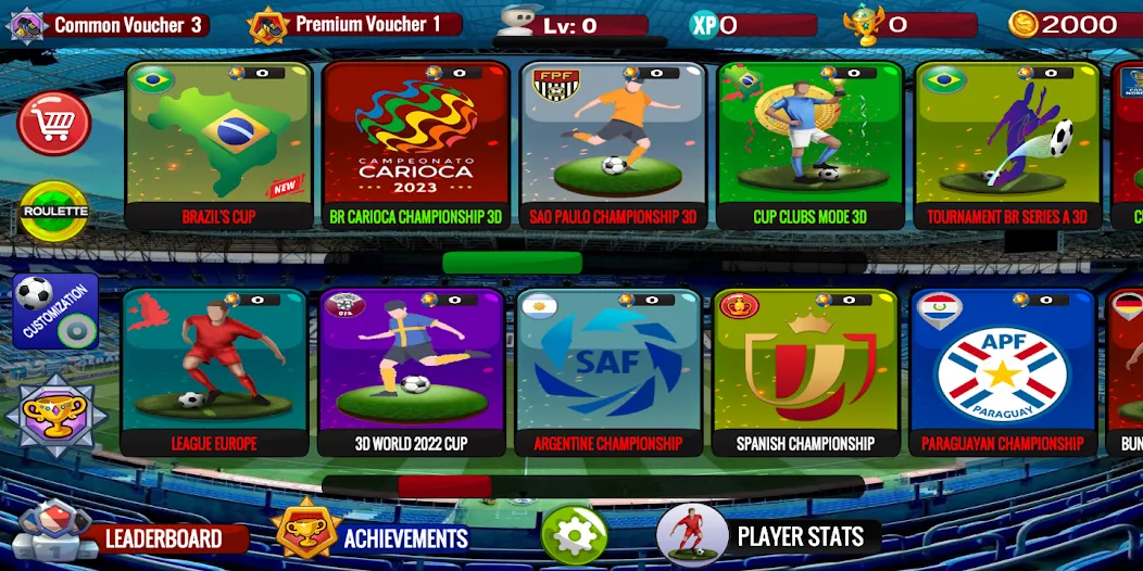 Button Football [MOD: Бесконечные деньги] - Скриншот 2