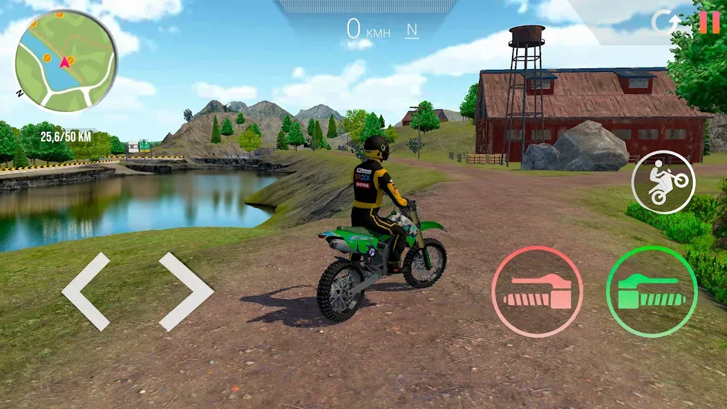 Motorcycle Real Simulator (Мотоцикл Реальный Симулятор) [MOD: Меню/Много денег] - Скриншот 3