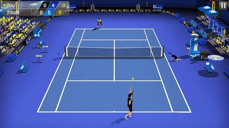 3D Tennis [MOD: Меню/Много денег] - Скриншот 1