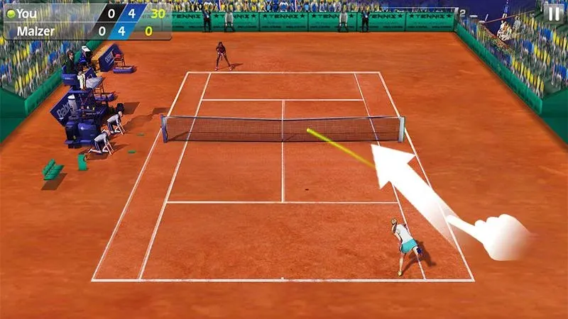 3D Tennis [MOD: Меню/Много денег] - Скриншот 3