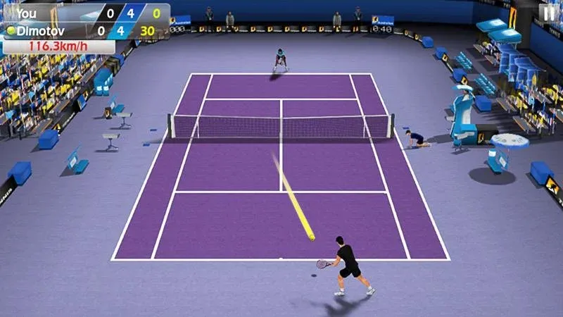 3D Tennis [MOD: Меню/Много денег] - Скриншот 4