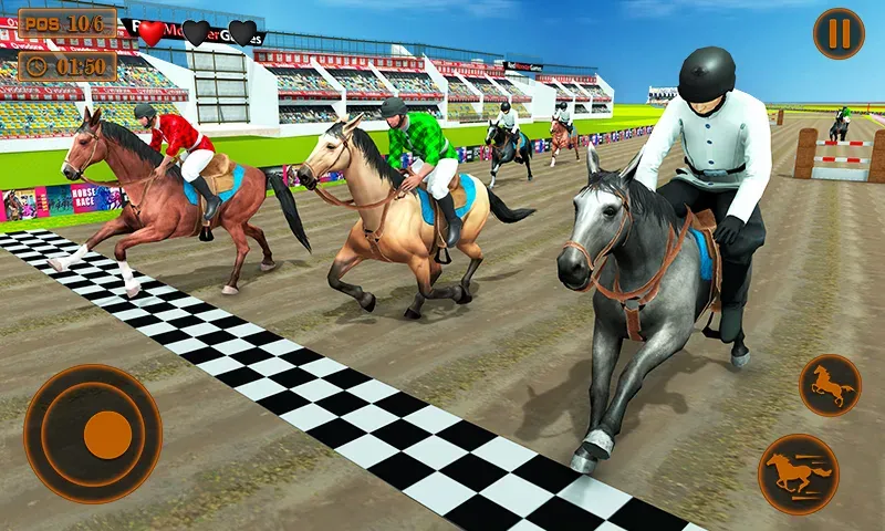 Mounted Horse Racing Games [MOD: Все разблокировано] - Скриншот 2