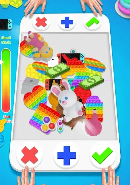 fidget trading: trade toys 3D (фиджет трейдинг) [MOD: Мод Меню/Взлом] - Скриншот 2