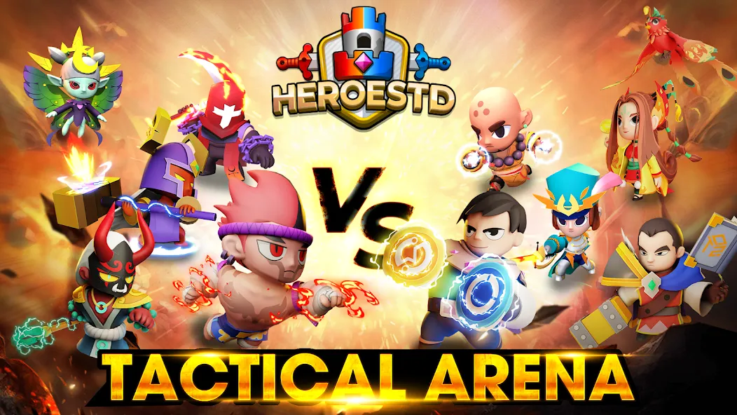 HeroesTD: Esport Tower Defense (ГероиТД) [MOD: Все открыто] - Скриншот 1
