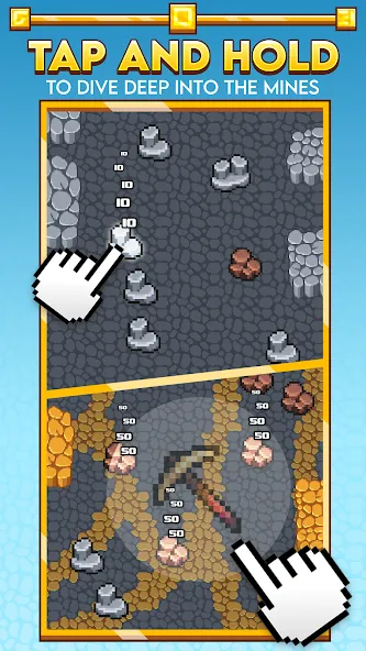 Idle Obelisk Miner (Айдл Обелиск Майнер) [MOD: Бесконечные деньги] - Скриншот 1