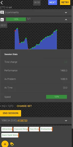Chess tempo — Train chess tact (Шахматный темп) [MOD: Меню/Много денег] - Скриншот 2