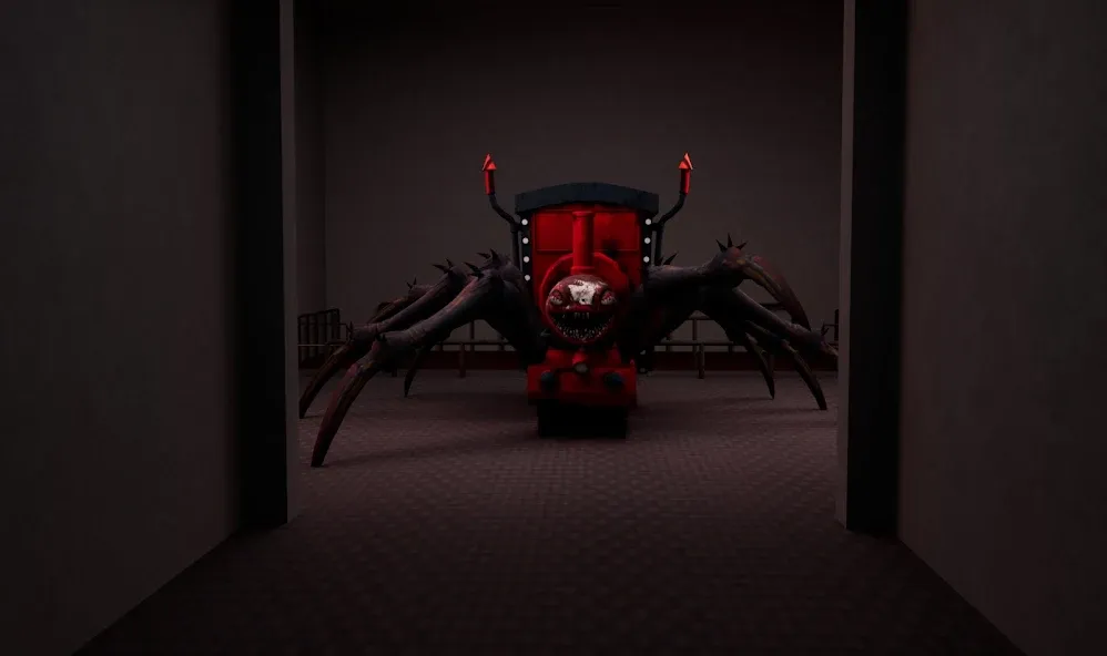 Spider Train Monsters Survival (Спайдер Трейн Монстерс Сурвайвал) [MOD: Бесконечные деньги] - Скриншот 1