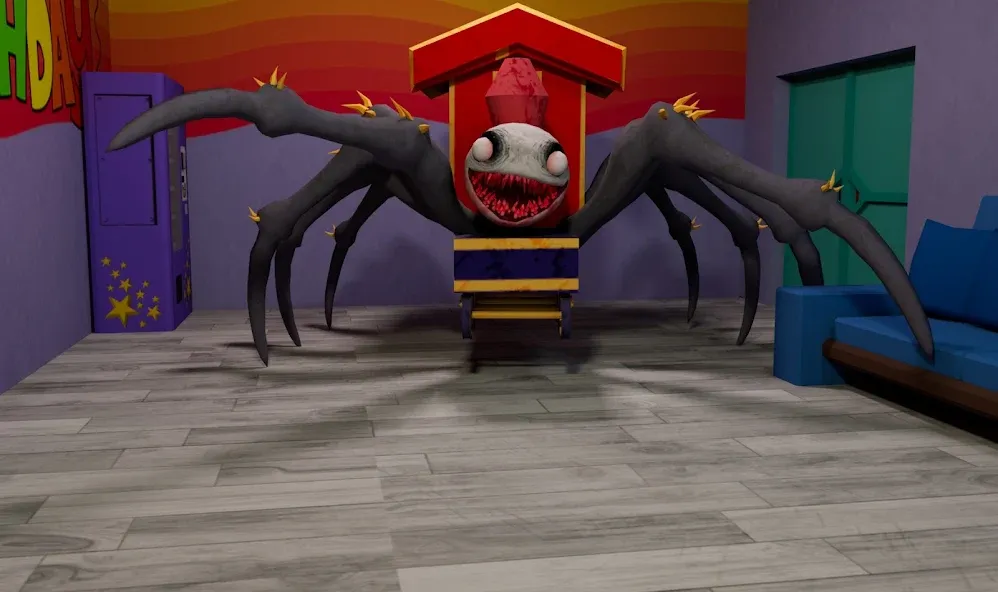 Spider Train Monsters Survival (Спайдер Трейн Монстерс Сурвайвал) [MOD: Бесконечные деньги] - Скриншот 4