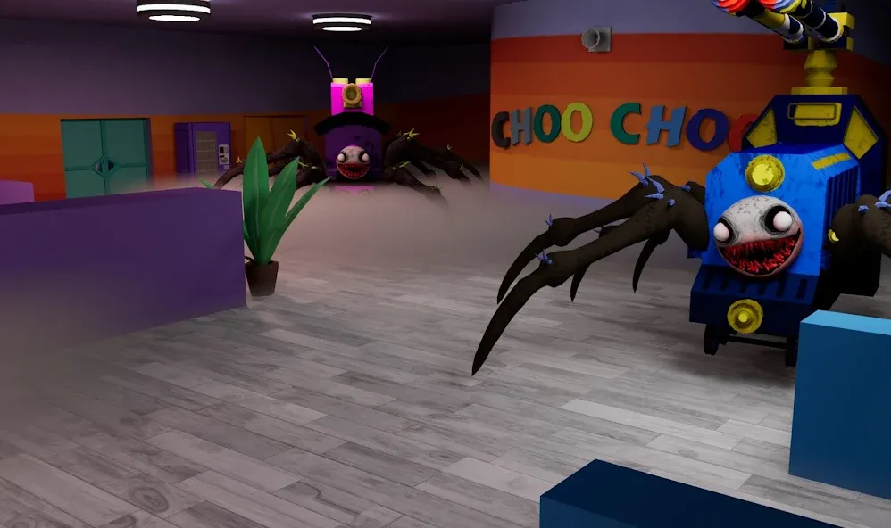 Spider Train Monsters Survival (Спайдер Трейн Монстерс Сурвайвал) [MOD: Бесконечные деньги] - Скриншот 5