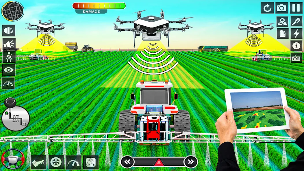 Big Tractor Farming Simulator (Биг Трактор Фарминг Симулятор) [MOD: Мод Меню/Взлом] - Скриншот 3