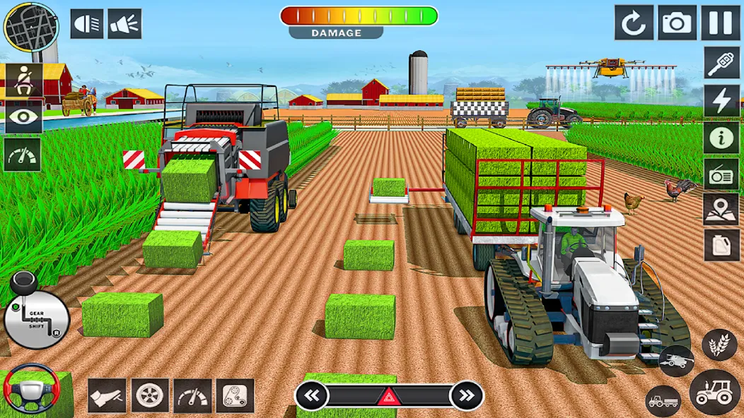 Big Tractor Farming Simulator (Биг Трактор Фарминг Симулятор) [MOD: Мод Меню/Взлом] - Скриншот 5