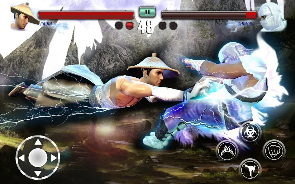 Ninja Games Fighting: Kung Fu (Ниндзя Игры Борьбы) [MOD: Все разблокировано] - Скриншот 1