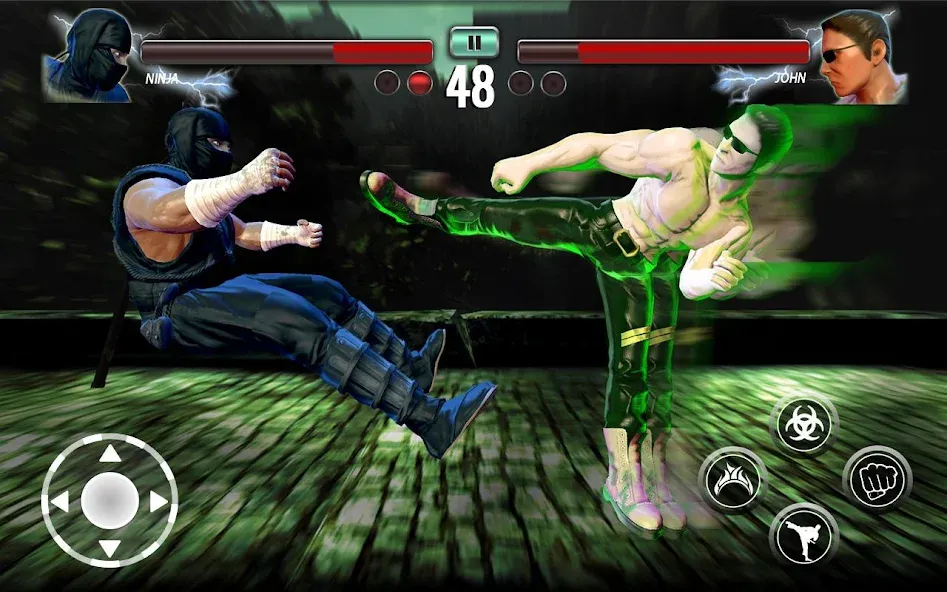 Ninja Games Fighting: Kung Fu (Ниндзя Игры Борьбы) [MOD: Все разблокировано] - Скриншот 2