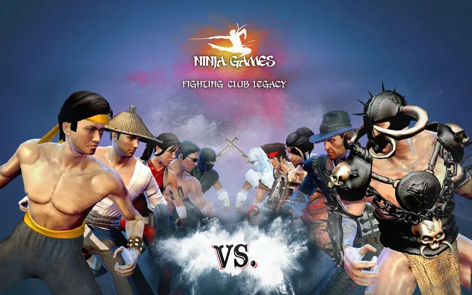 Ninja Games Fighting: Kung Fu (Ниндзя Игры Борьбы) [MOD: Все разблокировано] - Скриншот 5